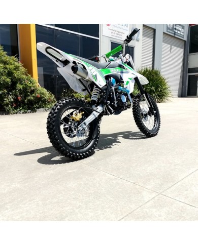 125CC DIRT BIKE PIT MOTOR TRAIL MOTOCROSS DINGO PRO ELECTRIC START 14/17 BIG WHEEL GREEN 125CC DIRT BIKE PIT MOTOR TRAIL MOTOCROSS DINGO PRO ELECTRIC START 14/17 BIG WHEEL GREEN