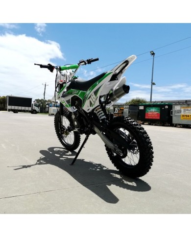 125CC DIRT BIKE PIT MOTOR TRAIL MOTOCROSS DINGO PRO ELECTRIC START 14/17 BIG WHEEL GREEN 125CC DIRT BIKE PIT MOTOR TRAIL MOTOCROSS DINGO PRO ELECTRIC START 14/17 BIG WHEEL GREEN