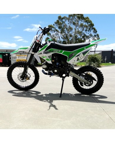 125CC DIRT BIKE PIT MOTOR TRAIL MOTOCROSS DINGO PRO ELECTRIC START 14/17 BIG WHEEL GREEN 125CC DIRT BIKE PIT MOTOR TRAIL MOTOCROSS DINGO PRO ELECTRIC START 14/17 BIG WHEEL GREEN