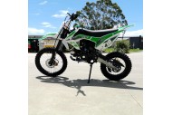 125CC DIRT BIKE PIT MOTOR TRAIL MOTOCROSS DINGO PRO ELECTRIC START 14/17 BIG WHEEL GREEN