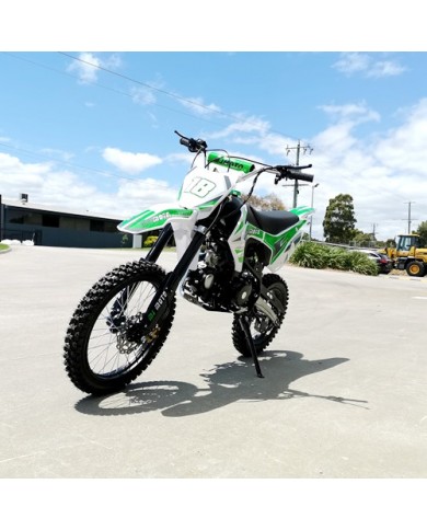 125CC DIRT BIKE PIT MOTOR TRAIL MOTOCROSS DINGO PRO ELECTRIC START 14/17 BIG WHEEL GREEN 125CC DIRT BIKE PIT MOTOR TRAIL MOTOCROSS DINGO PRO ELECTRIC START 14/17 BIG WHEEL GREEN