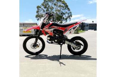 125CC PIT MOTOR DIRT BIKE TRAIL MOTOCROSS PRO ELECTRIC START 14/17 BIG WHEEL RED 125CC PIT MOTOR DIRT BIKE TRAIL MOTOCROSS PRO ELECTRIC START 14/17 BIG WHEEL RED