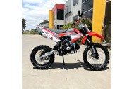 125CC PIT MOTOR DIRT BIKE TRAIL MOTOCROSS PRO ELECTRIC START 14/17 BIG WHEEL RED 125CC PIT MOTOR DIRT BIKE TRAIL MOTOCROSS PRO ELECTRIC START 14/17 BIG WHEEL RED