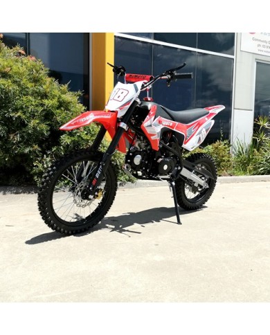 125CC PIT MOTOR DIRT BIKE TRAIL MOTOCROSS PRO ELECTRIC START 14/17 BIG WHEEL RED 125CC PIT MOTOR DIRT BIKE TRAIL MOTOCROSS PRO ELECTRIC START 14/17 BIG WHEEL RED