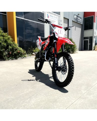 125CC PIT MOTOR DIRT BIKE TRAIL MOTOCROSS PRO ELECTRIC START 14/17 BIG WHEEL RED 125CC PIT MOTOR DIRT BIKE TRAIL MOTOCROSS PRO ELECTRIC START 14/17 BIG WHEEL RED