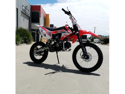 125CC PIT MOTOR DIRT BIKE TRAIL MOTOCROSS PRO ELECTRIC START 14/17 BIG WHEEL RED 125CC PIT MOTOR DIRT BIKE TRAIL MOTOCROSS PRO ELECTRIC START 14/17 BIG WHEEL RED