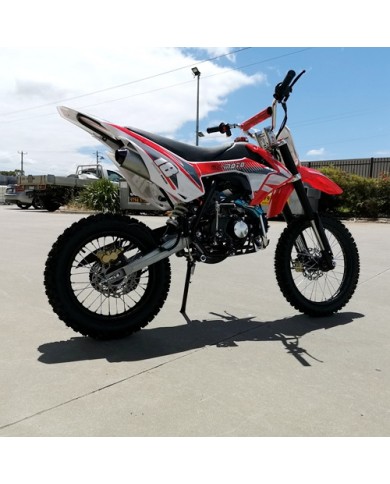 125CC PIT MOTOR DIRT BIKE TRAIL MOTOCROSS PRO ELECTRIC START 14/17 BIG WHEEL RED 125CC PIT MOTOR DIRT BIKE TRAIL MOTOCROSS PRO ELECTRIC START 14/17 BIG WHEEL RED
