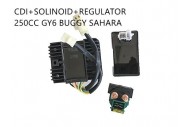 Starter Solenoid Relay + CDI UNIT +Regulator GY6/CH/CF250 Buggy Sahara Kandi Starter Solenoid Relay + CDI UNIT +Regulator GY6/CH/CF250 Buggy Sahara Kandi