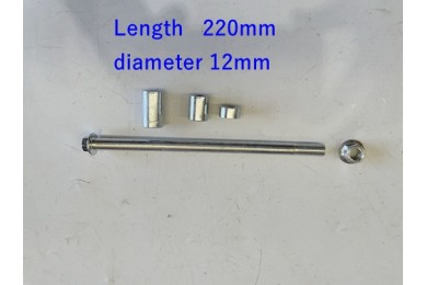 12mm 220mm + 3 Spacers Front Back Rear Axle 70cc 90cc PIT PRO Trail Dirt Bike 12mm 220mm + 3 Spacers Front Back Rear Axle 70cc 90cc PIT PRO Trail Dirt Bike