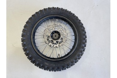 12mm  90/100-14 14" Inch Rear Wheel Rim Disc Sprocket Knobby Tyre  Dirt Bike