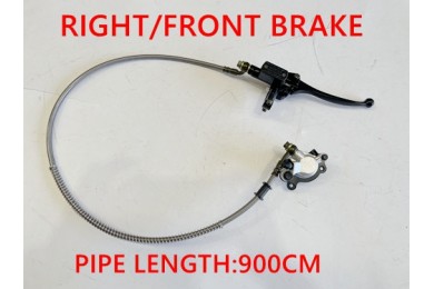 Hydraulic Disc Brake Caliper System+ Pad Right Handle Brake Dirt Bike Pit Pro