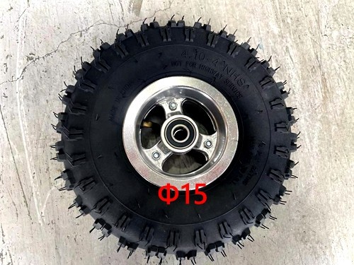 4.10- 4" Inch Rear Wheel Rim + Tyre Tire 49cc Mini Quad Bike ATV Buggy 16 Spline 4.10- 4" Inch Rear Wheel Rim + Tyre Tire 49cc Mini Quad Bike ATV Buggy 16 Spline