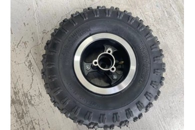 4.10- 4" 4  Inch Rear Wheel Rim + Tyre Tire 49cc Mini Quad Bike ATV Buggy 12mm rear wheel