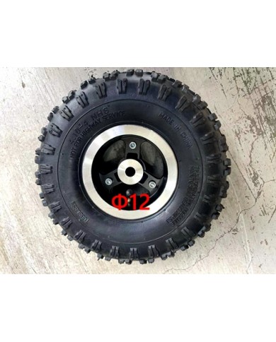 4.10- 4" 4  Inch Rear Wheel Rim + Tyre Tire 49cc Mini Quad Bike ATV Buggy 12mm rear wheel 4.10- 4" 4  Inch Rear Wheel Rim + Tyre Tire 49cc Mini Quad Bike ATV Buggy 12mm rear wheel