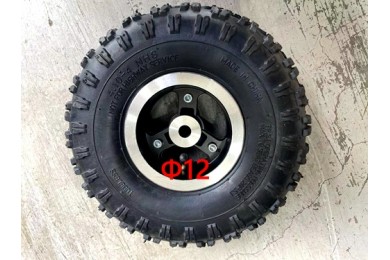 4.10- 4" 4  Inch Rear Wheel Rim + Tyre Tire 49cc Mini Quad Bike ATV Buggy 12mm rear wheel