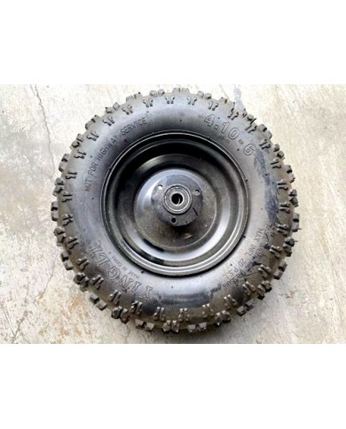 4.10- 6" 6 Inch Rear Wheel Rim + Tyre Tire 49cc Mini Quad Bike ATV Buggy 12mm front wheel