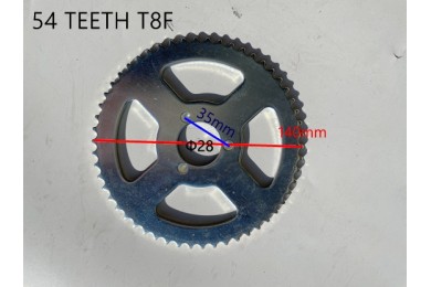 54 Teeth T8F Rear Back Chain Sprocket Cog PIT PRO TRAIL QUAD ATV KART