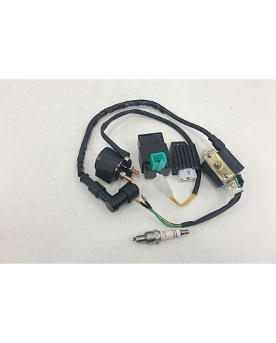 CDI+Ignition Coil+Spark Plug+Solenoid+Regulator Quad Dirt Bike 50 125 150cc GY6 CDI+Ignition Coil+Spark Plug+Solenoid+Regulator Quad Dirt Bike 50 125 150cc GY6