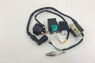 CDI+Ignition Coil+Spark Plug+Solenoid+Regulator Quad Dirt Bike 50 125 150cc GY6 CDI+Ignition Coil+Spark Plug+Solenoid+Regulator Quad Dirt Bike 50 125 150cc GY6