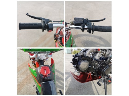 2017 BIGFOOT 125CC PIT MOTOR DIRT BIKE TRAIL MOTOCROSS TERRAIN PRO KICK START BLACK