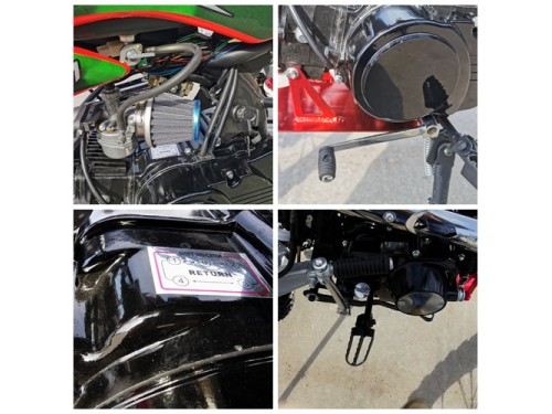 2017 BIGFOOT 125CC PIT MOTOR DIRT BIKE TRAIL MOTOCROSS TERRAIN PRO KICK START BLACK