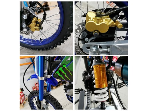 2017 BIGFOOT 125CC PIT MOTOR DIRT BIKE TRAIL MOTOCROSS TERRAIN PRO KICK START BLACK