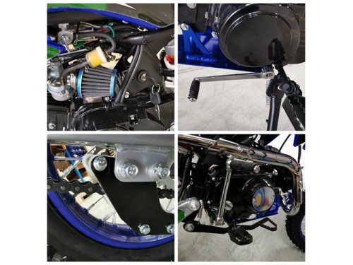 2017 BIGFOOT 125CC PIT MOTOR DIRT BIKE TRAIL MOTOCROSS TERRAIN PRO KICK START BLACK