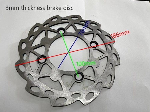 186mm Brake Caliper Disc Disk Rotor 110cc 125cc 150cc Quad Dirt Bike ATV Buggy 186mm Brake Caliper Disc Disk Rotor 110cc 125cc 150cc Quad Dirt Bike ATV Buggy