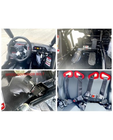 FORZA1 K1 Dune Buggy 163CC 5.5HP Off Road UTV ATV 2 Seater 4 Wheel Go kart REV