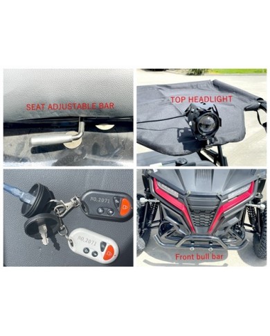 FORZA1 K1 Dune Buggy 163CC 5.5HP Off Road UTV ATV 2 Seater 4 Wheel Go kart REV