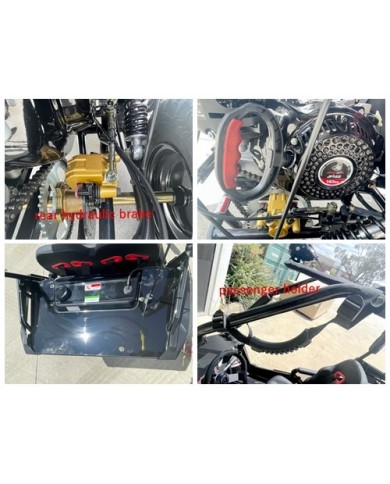 FORZA1 K1 Dune Buggy 163CC 5.5HP Off Road UTV ATV 2 Seater 4 Wheel Go kart REV