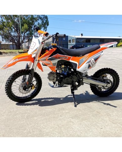 110cc Dirt Bike Trail Pit Bike Motor Electric Start Manual Junior Bike Kid Orange 110cc Dirt Bike Trail Pit Bike Motor Electric Start Manual Junior Bike Kid Orange