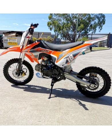 110cc Dirt Bike Trail Pit Bike Motor Electric Start Manual Junior Bike Kid Orange 110cc Dirt Bike Trail Pit Bike Motor Electric Start Manual Junior Bike Kid Orange