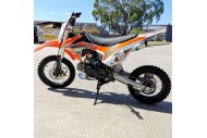 110cc Dirt Bike Trail Pit Bike Motor Electric Start Manual Junior Bike Kid Orange 110cc Dirt Bike Trail Pit Bike Motor Electric Start Manual Junior Bike Kid Orange