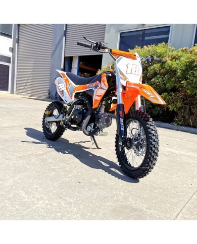 110cc Dirt Bike Trail Pit Bike Motor Electric Start Manual Junior Bike Kid Orange 110cc Dirt Bike Trail Pit Bike Motor Electric Start Manual Junior Bike Kid Orange