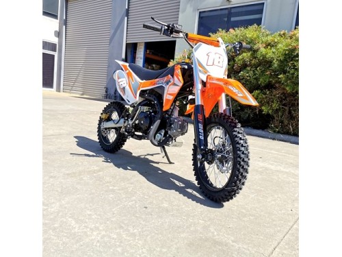 110cc Dirt Bike Trail Pit Bike Motor Electric Start Manual Junior Bike Kid Orange 110cc Dirt Bike Trail Pit Bike Motor Electric Start Manual Junior Bike Kid Orange