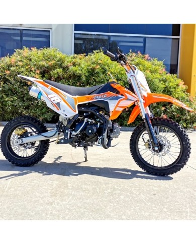 110cc Dirt Bike Trail Pit Bike Motor Electric Start Manual Junior Bike Kid Orange 110cc Dirt Bike Trail Pit Bike Motor Electric Start Manual Junior Bike Kid Orange