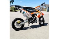 110cc Dirt Bike Trail Pit Bike Motor Electric Start Manual Junior Bike Kid Orange 110cc Dirt Bike Trail Pit Bike Motor Electric Start Manual Junior Bike Kid Orange