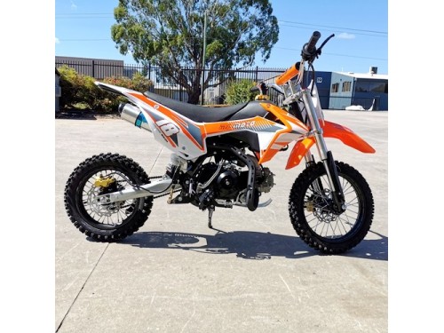 110cc Dirt Bike Trail Pit Bike Motor Electric Start Manual Junior Bike Kid Orange 110cc Dirt Bike Trail Pit Bike Motor Electric Start Manual Junior Bike Kid Orange