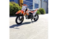 110cc Dirt Bike Trail Pit Bike Motor Electric Start Manual Junior Bike Kid Orange 110cc Dirt Bike Trail Pit Bike Motor Electric Start Manual Junior Bike Kid Orange