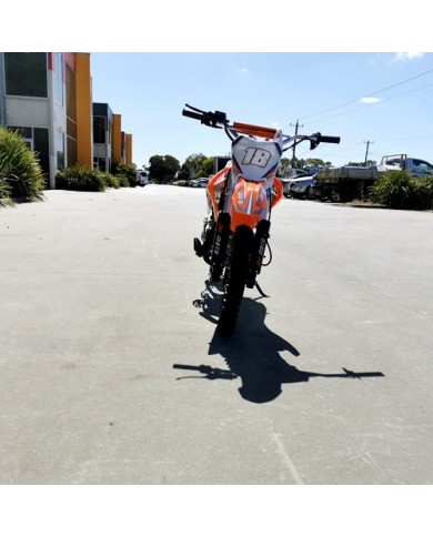 110cc Dirt Bike Trail Pit Bike Motor Electric Start Manual Junior Bike Kid Orange 110cc Dirt Bike Trail Pit Bike Motor Electric Start Manual Junior Bike Kid Orange