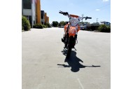 110cc Dirt Bike Trail Pit Bike Motor Electric Start Manual Junior Bike Kid Orange 110cc Dirt Bike Trail Pit Bike Motor Electric Start Manual Junior Bike Kid Orange
