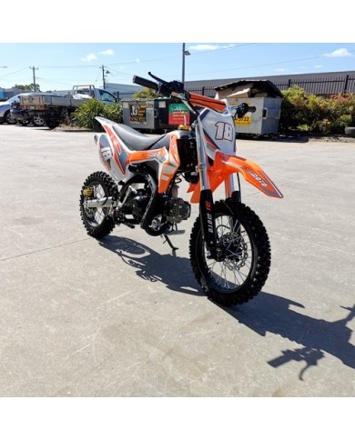 110cc Dirt Bike Trail Pit Bike Motor Electric Start Manual Junior Bike Kid Orange 110cc Dirt Bike Trail Pit Bike Motor Electric Start Manual Junior Bike Kid Orange