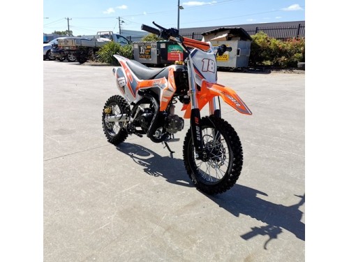 110cc Dirt Bike Trail Pit Bike Motor Electric Start Manual Junior Bike Kid Orange 110cc Dirt Bike Trail Pit Bike Motor Electric Start Manual Junior Bike Kid Orange