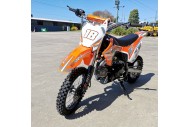 110cc Dirt Bike Trail Pit Bike Motor Electric Start Manual Junior Bike Kid Orange 110cc Dirt Bike Trail Pit Bike Motor Electric Start Manual Junior Bike Kid Orange
