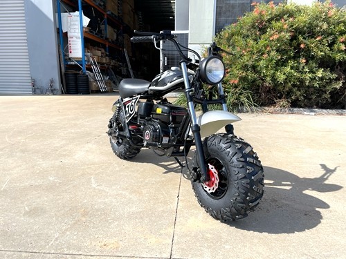 MB200 TrailMaster Hurricane 200X Mini Bike Coleman Full sized Kids Adults Bike BLACK