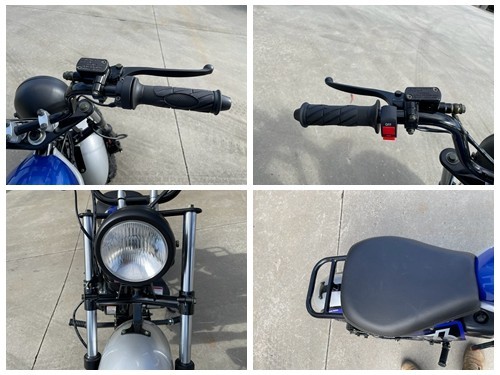 MB200 TrailMaster Hurricane 200X Mini Bike Coleman Full sized Kids Adults Bike BLACK