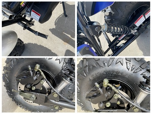 MB200 TrailMaster Hurricane 200X Mini Bike Coleman Full sized Kids Adults Bike BLACK