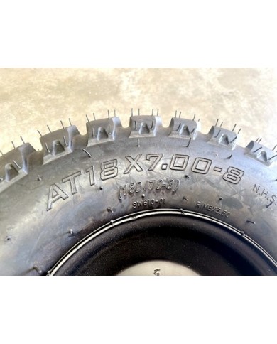 8 inch Wheel Rim Tyre Quad ATV Buggy Gokart 4 Stud Complete Wheel AT 18 X 7.00-8 8 inch Wheel Rim Tyre Quad ATV Buggy Gokart 4 Stud Complete Wheel AT 18 X 7.00-8
