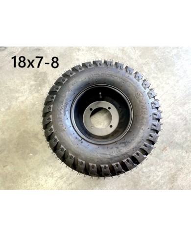8 inch Wheel Rim Tyre Quad ATV Buggy Gokart 4 Stud Complete Wheel AT 18 X 7.00-8 8 inch Wheel Rim Tyre Quad ATV Buggy Gokart 4 Stud Complete Wheel AT 18 X 7.00-8